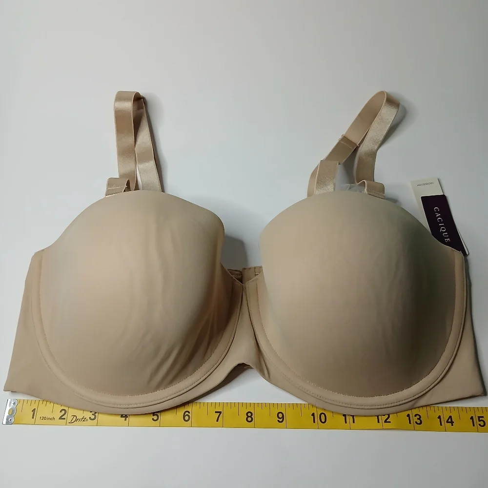 Cacique Women's Cream Smooth Contour Bra‎